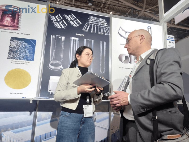 Bareki ba Semiconductor Epitaxy ba etetse Semixlabs booth C1-363